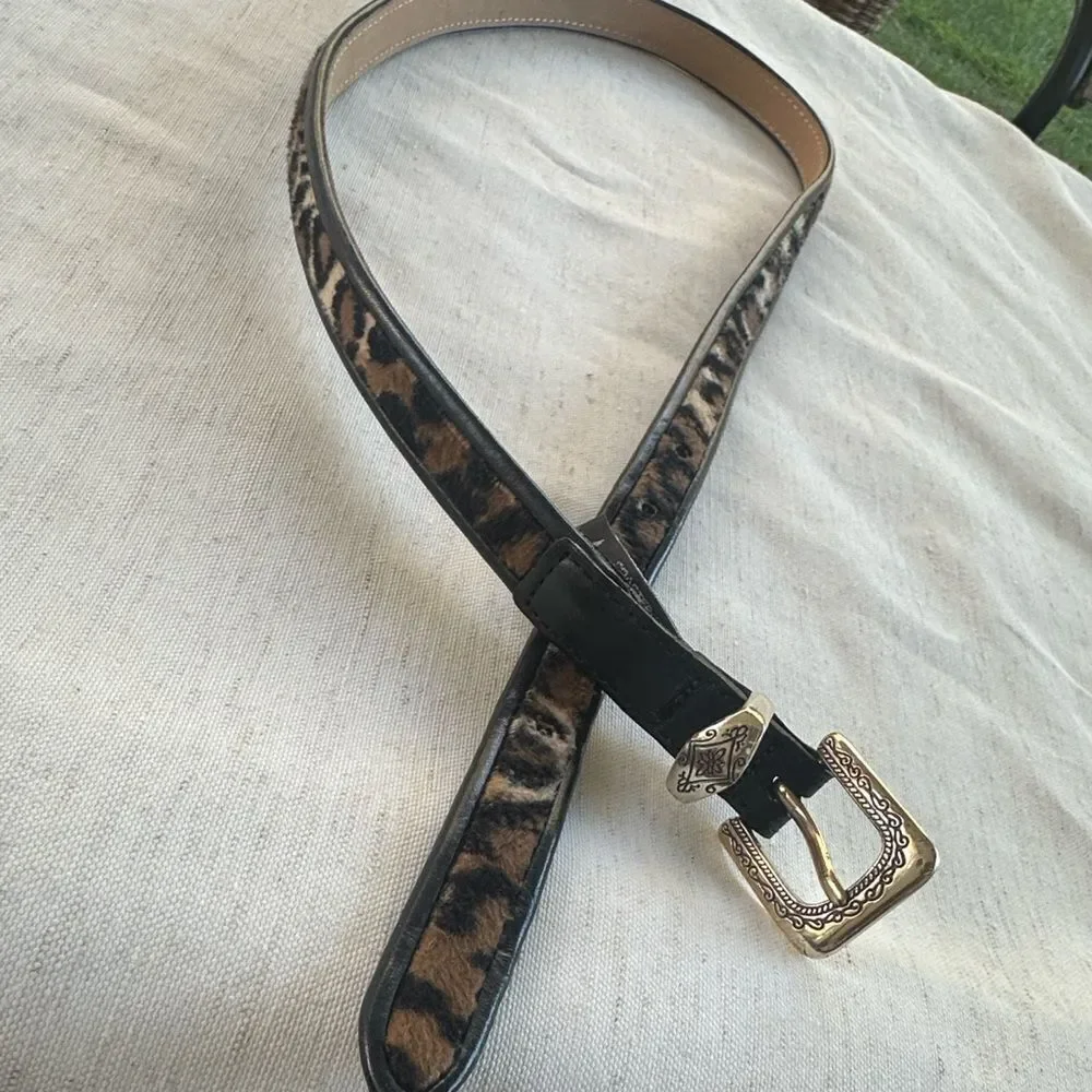 Brighton Vintage Animal Print Women’s Belt L/34